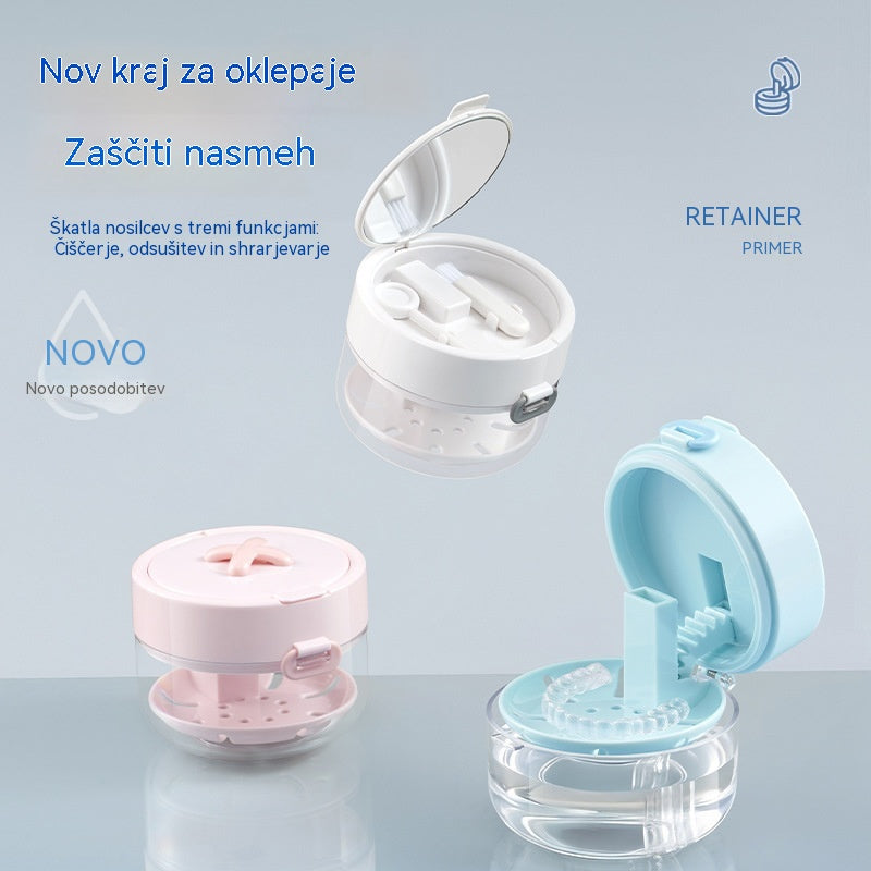 🔥Novo! Zvezdniški izdelek!❤️‍🔥 Večnamenska škatla za shranjevanje ortodontskih aparatov