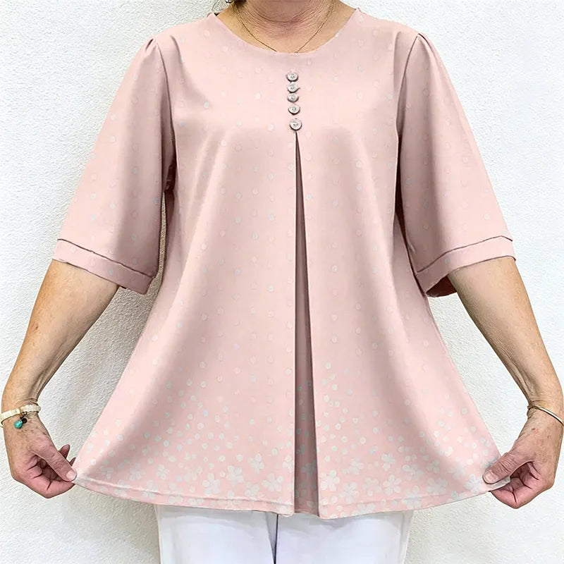 👚Poletna bombažna majica s potiskom