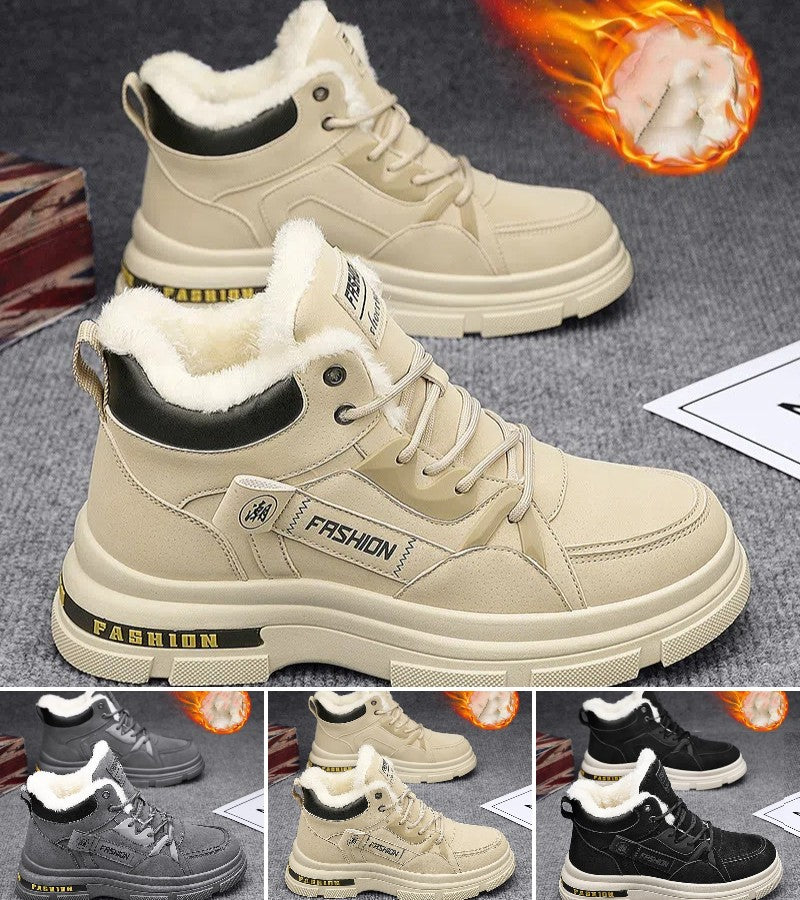 🔥🔥👞【39－44】Νέες ανδρικές χειμωνιάτικες, ζεστές, χοντρές βελούδινες μπότες Martin του 2025