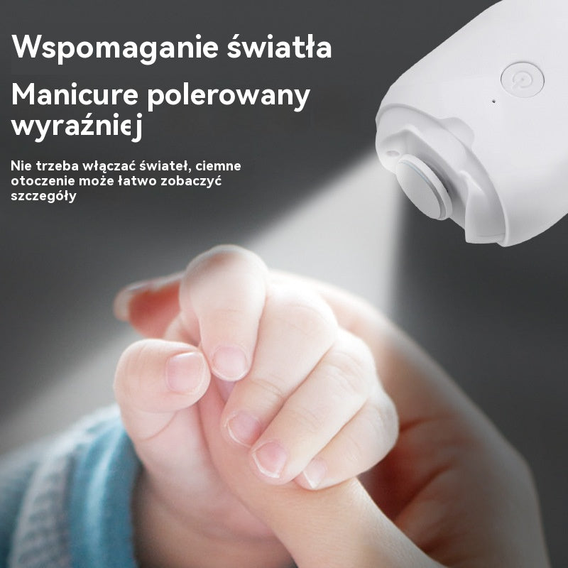 💅 Kup 1 sztukę i otrzymaj 1 za darmo! ✨ Automatyczny pilnik do paznokci (1 sztuka) do bezpiecznej i delikatnej pielęgnacji paznokci 👶-4184431