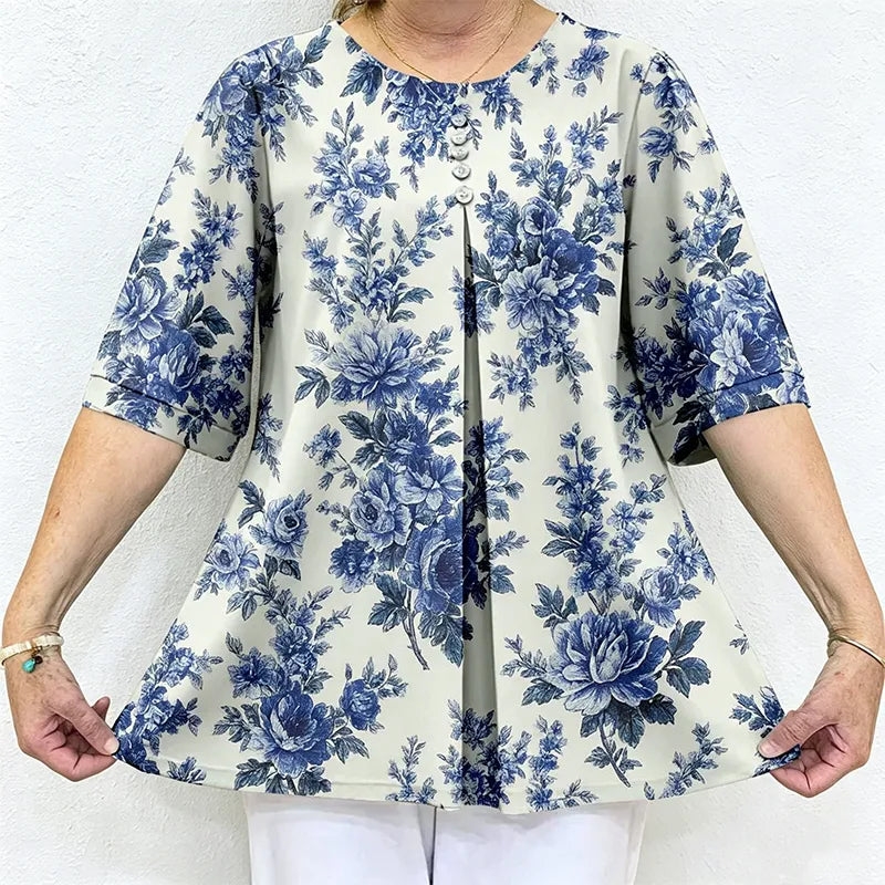 👚Poletna bombažna majica s potiskom