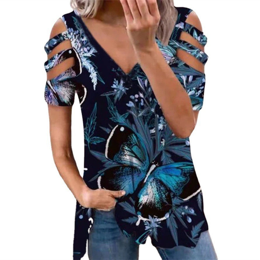 【S-3XL】Nowa moda bez ramiączek damska koszulka