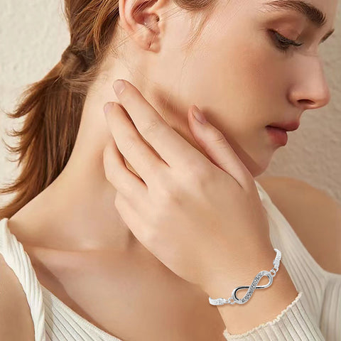 【🎁Kupite 1, dobite 1 brezplačno】✨ Srebrna zapestnica 925 (ženske)