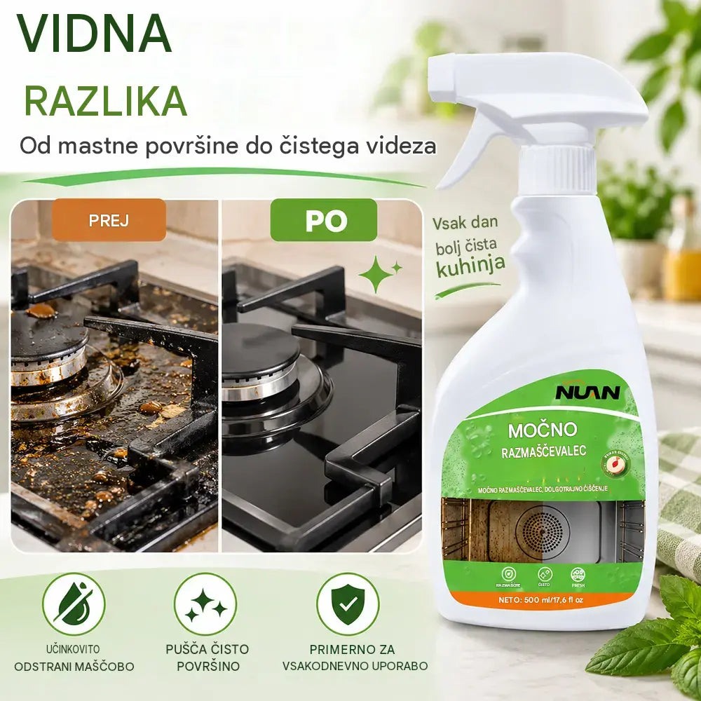 🔥Časovno omejena ponudba: polovična cena🔥! Novo sredstvo za odstranjevanje mastnih madežev (različica 2026): le en nanos in madeži se samodejno razgradijo – brez napornega drgnjenja.