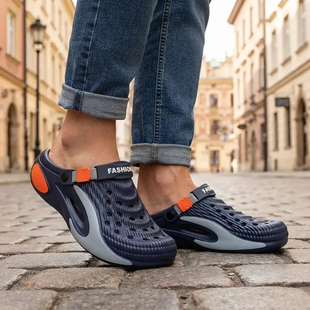 👟 Posebna ponudba s 50 % popustom 🌬️ Večnamenski moški sandali (odebeljen podplat iz EVA): Nedrseči, ultra lahki, zračni – popolna izbira za na plažo, šport in vsakodnevno nošenje 🏃‍♂️