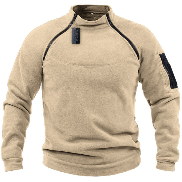 【S-4XL】Tricou cu mânecă lungă pentru bărbați, pentru exterior, cald de toamnă și iarnă