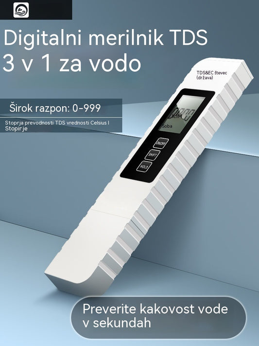 💧Kupite 1, dobite 1 brezplačno🔍 3-v-1 digitalni TDS vodomer – preverite kakovost vode v nekaj sekundah ✨