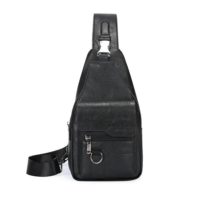 🎒 Vodoodporna torba za čez ramo iz pravega usnja v retro slogu: nepogrešljiv kos za vsakodnevno potovanje.