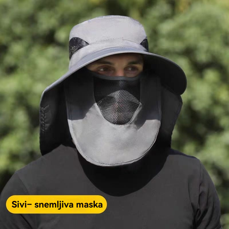 🔥【Kupite 1, dobite 1gratis】🔥2026 Univerzalni poletni ribiški klobuk za zaščito pred soncem