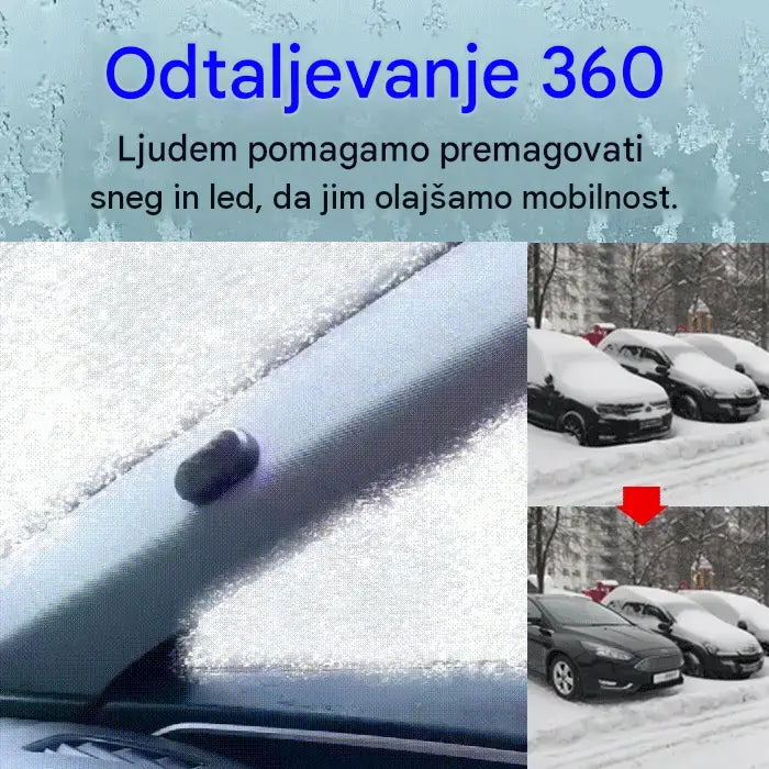 🔥🔥Pripomoček za čiščenje snega z avtomobila, posebej zasnovan za odstranjevanje ledu in snega s stekel.