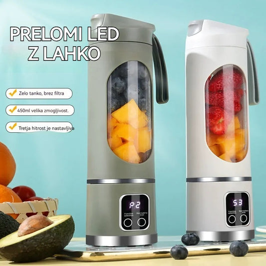 ✨🍹 Brezžični prenosni mešalnik 🔥 Brezžična prenosna zasnova