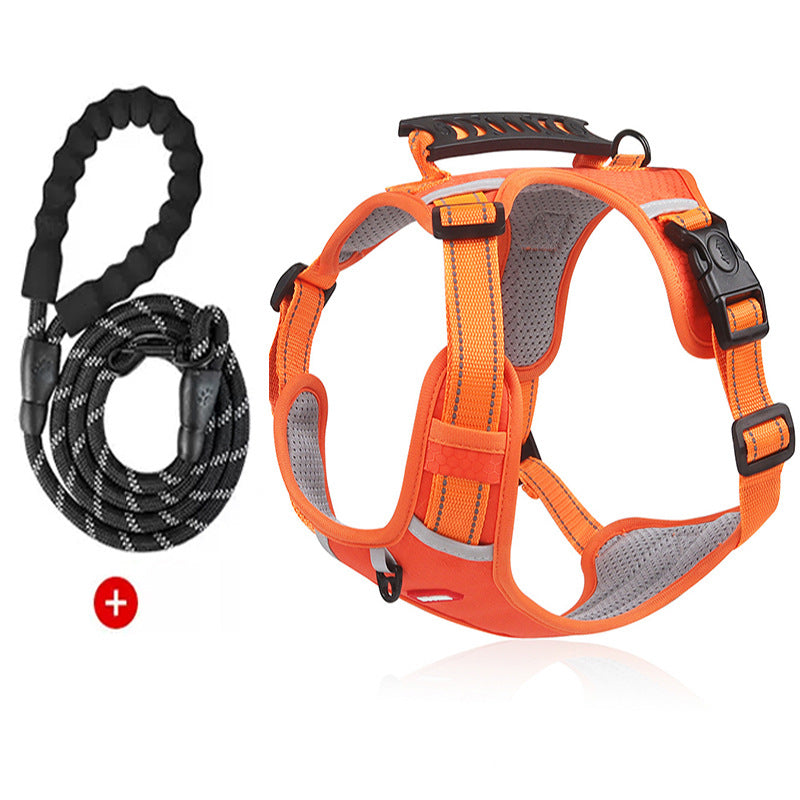 🐶【2.5–45 kg+1,5-metrska vrv】Nova odsevna oprsnica za pse, proti pobegu, primerna za sprehode na prostem.