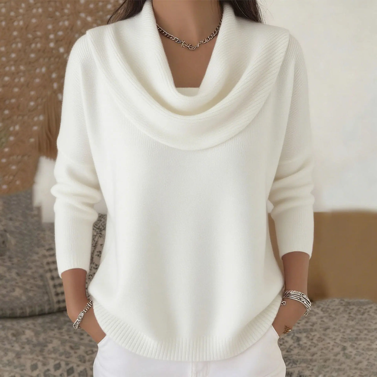 🔥【S–3XL】Nov pulover enobarvni za jesen/zimo 2026 · Mehek, topel · -50% + hitra dostava
