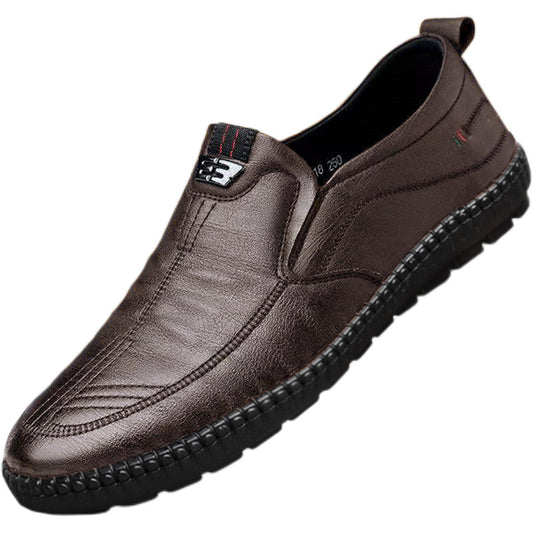【39-44】Nowe skórzane buty z miękką podeszwą dla mężczyzn w średnim i starszym wieku