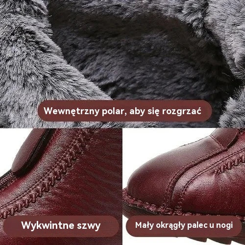 ✨【35-41】Włoskie, ręcznie robione damskie botki, z prawdziwej skóry, miękka podeszwa, wodoodporne i antypoślizgowe