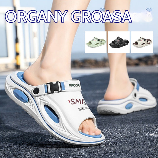 [38-45] Męskie buty plażowe na platformie – sportowe sandały codzienne, antypoślizgowe i odporne na ścieranie