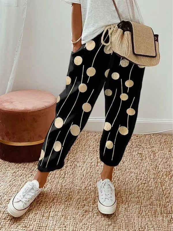 😍💕Zadnji dan promocije - 50% popust💕Ženske ležerne hlače iz bombaža in lana