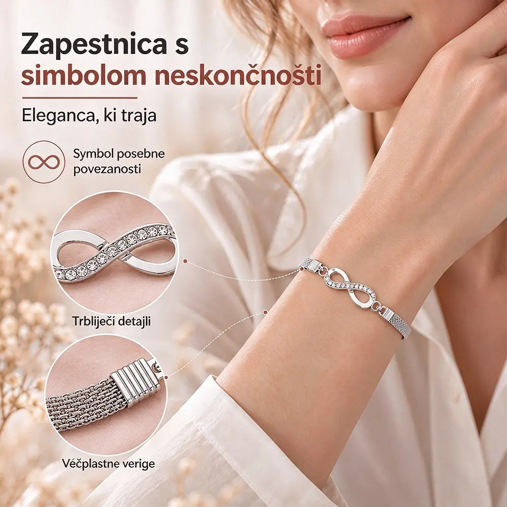 【🎁Kupite 1, dobite 1 brezplačno】✨ Srebrna zapestnica 925 (ženske)