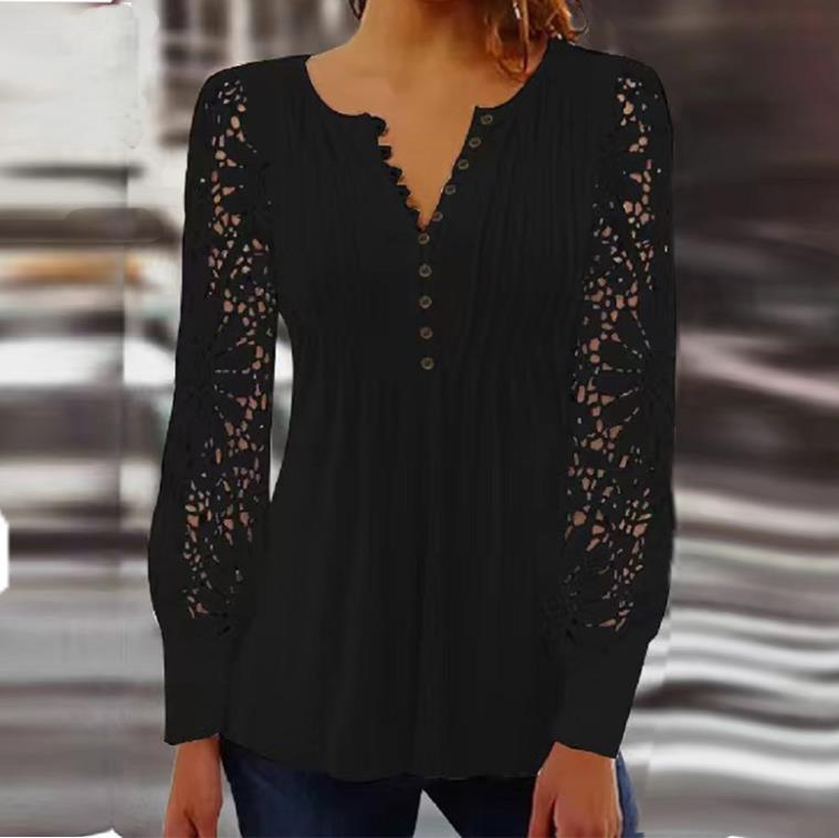 🎁【Promocja ograniczona czasowo】【S-3XL】🔥💥Wysokiej jakości tkaniny jedwabne są zbierane raz na trzy lata, Ażurowe koronkowe wykończenia pozwalają wyrazić osobisty styl, nie będąc krzykliwymi.
