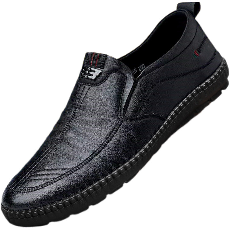 【39-44】Nowe skórzane buty z miękką podeszwą dla mężczyzn w średnim i starszym wieku