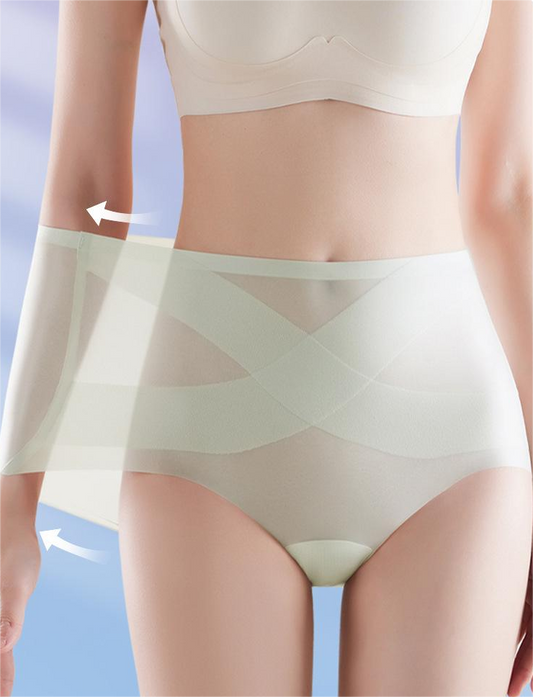 🔥🩲 (6 sztuk) Ostatni dzień - 50% zniżki - Nowość Ice Bandage Majtki bezszwowe z wysokim stanem