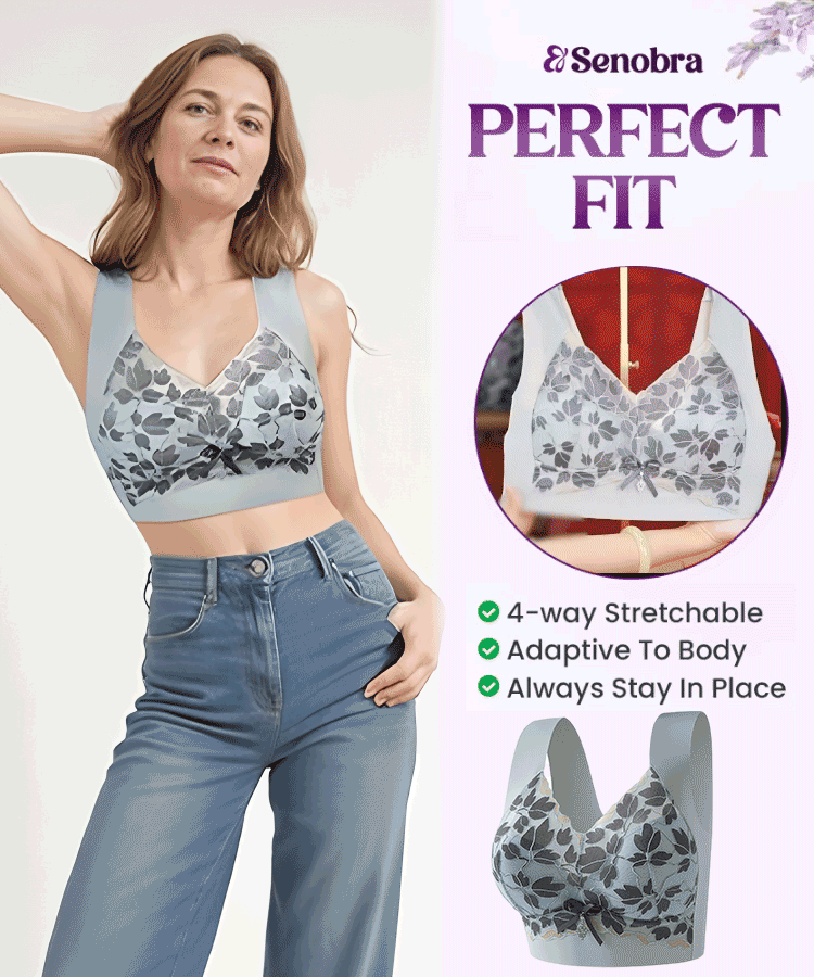 💌🌈【3 sztuki】【M-4XL】Luksusowy, piękny i seksowny koronkowy biustonosz bez fiszbin w dużych rozmiarach, zapinany z tyłu