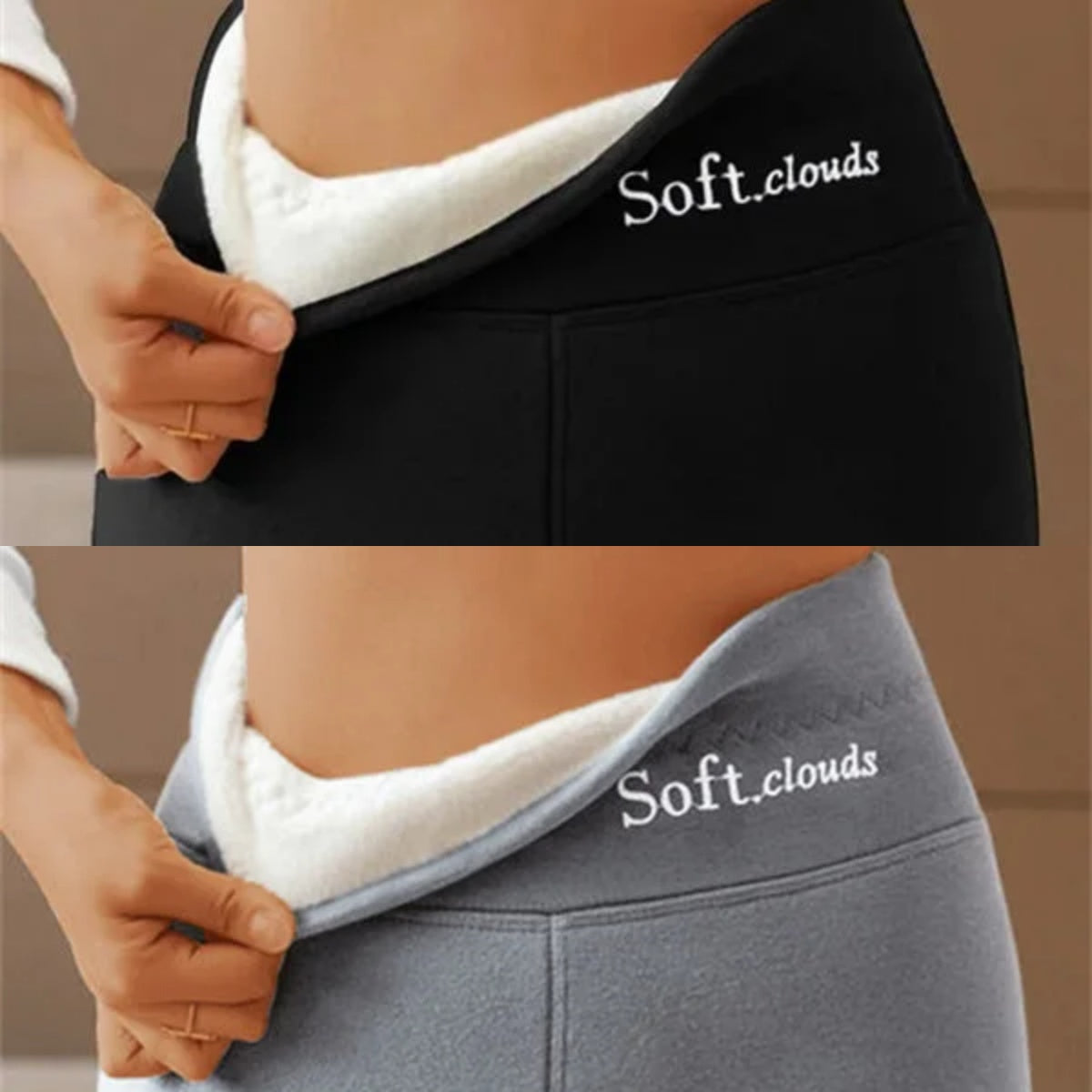 💥 Kupite eno, drugo dobite brezplačno! 🔥 [S-5XL] Tople volnene pajkice, visok pas, velika velikost, visoka elastičnost - obvezen kos za jesen/zimo 2025!