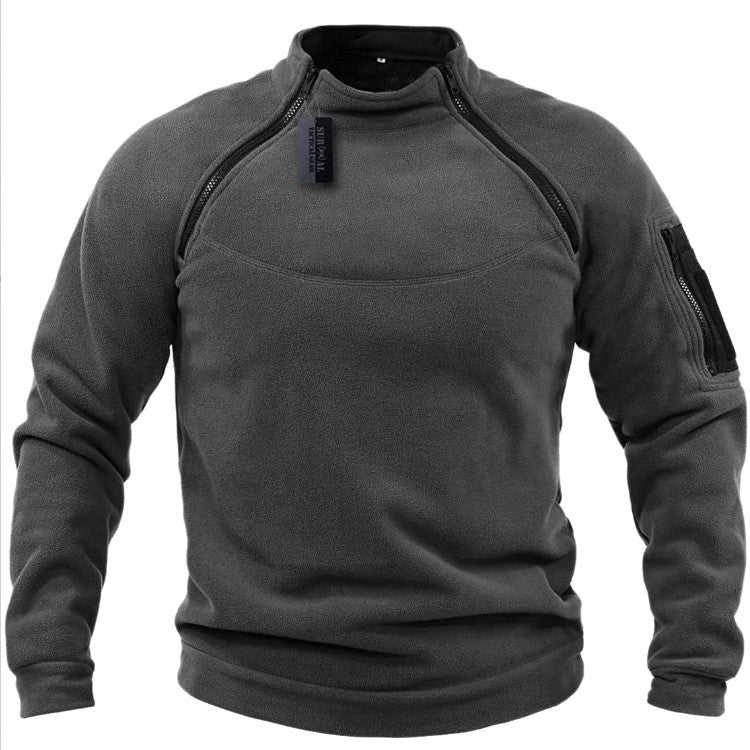 【S-4XL】Tricou cu mânecă lungă pentru bărbați, pentru exterior, cald de toamnă și iarnă