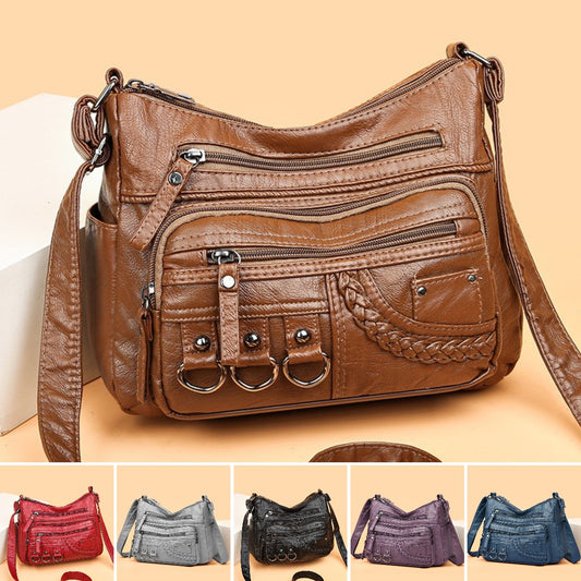 💥【50% zniżki przez ograniczony czas】👜Nowa torebka na ramię/crossbody z miękkiej skóry o dużej pojemności 2026