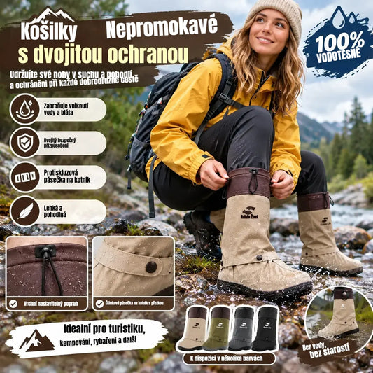 🔥🎁 Skládací nepromokavé návleky na boty s vysokým vrškem: Tyto chrániče nohou s dvojitým protiskluzovým zapínáním jsou speciálně navrženy pro každodenní dojíždění venku a výlety za deštivých dnů.