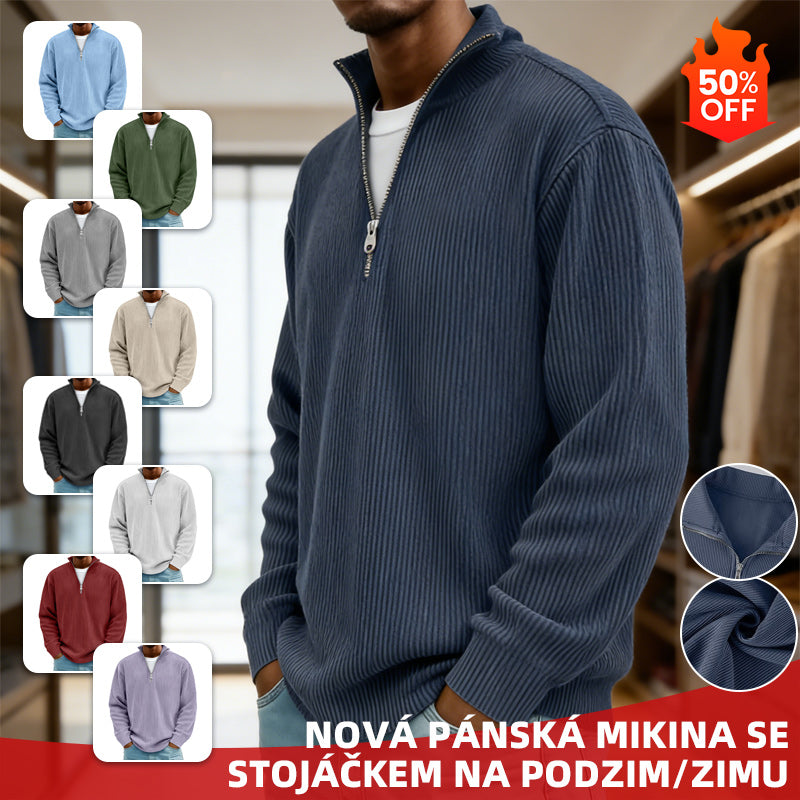 🔥【S-5XL】Nowa męska bluza z wysokim kołnierzem na jesień/zima 2026