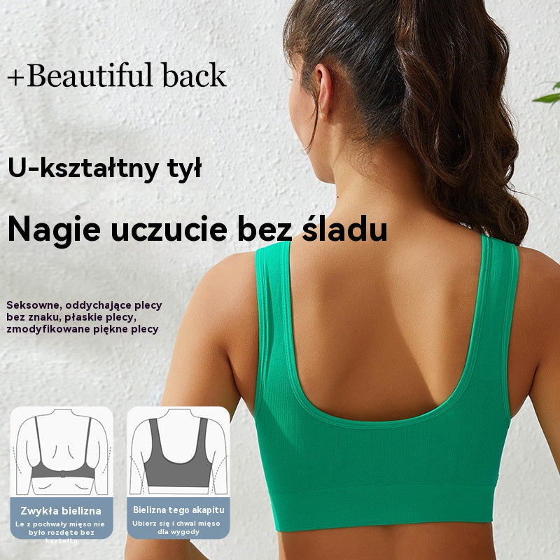 【4 sztuki】【S-5XL】Seksowny biustonosz push-up, bez fiszbin, w dużych rozmiarach