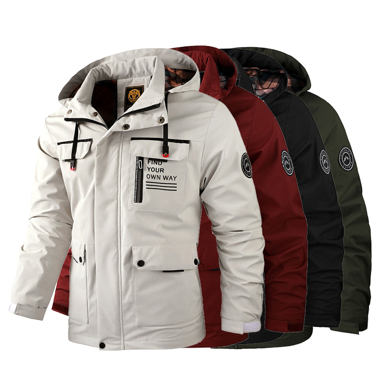 🔥50% zniżki🔥【M-6XL】2026 Męska gruba, ciepła, wiatroszczelna i wodoodporna kurtka
