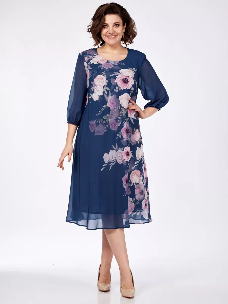 🌸💕【S-5XL】 Rochie elegantă cu imprimare florală de primăvară 🌷💃