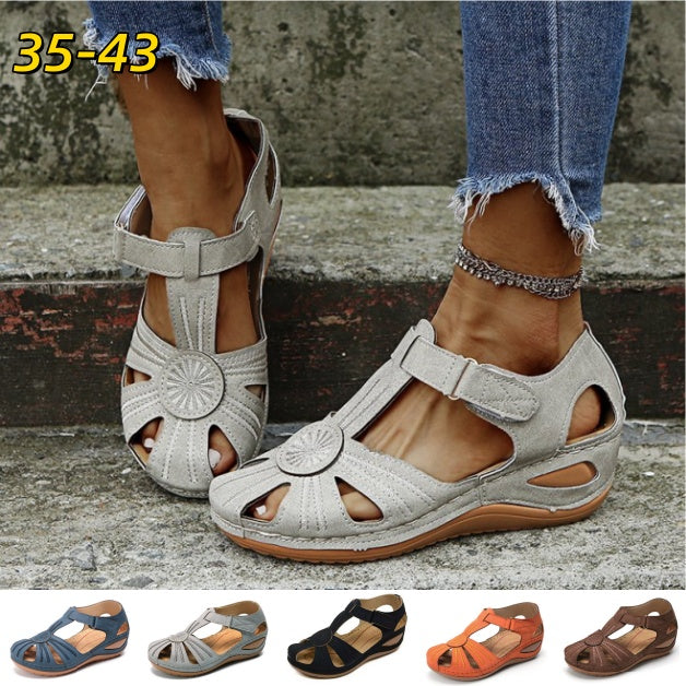 ✨🩰【Oferta sezonowa】【35-43】Sandały rzymskie damskie – wygodna miękka skóra, płatność przy odbiorze