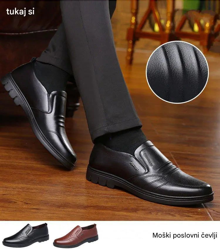 🔥Zadnji dan 【50 % popust】👞【39–44】Moški čevlji v slogu »business-casual« – novost 2026 – mehak podplat, elegantni in udobni