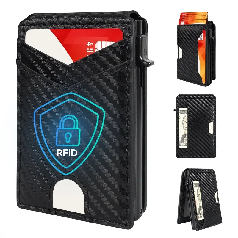 🔒 Pametna denarnica z RFID-jem – hiter dostop in vrhunski slog