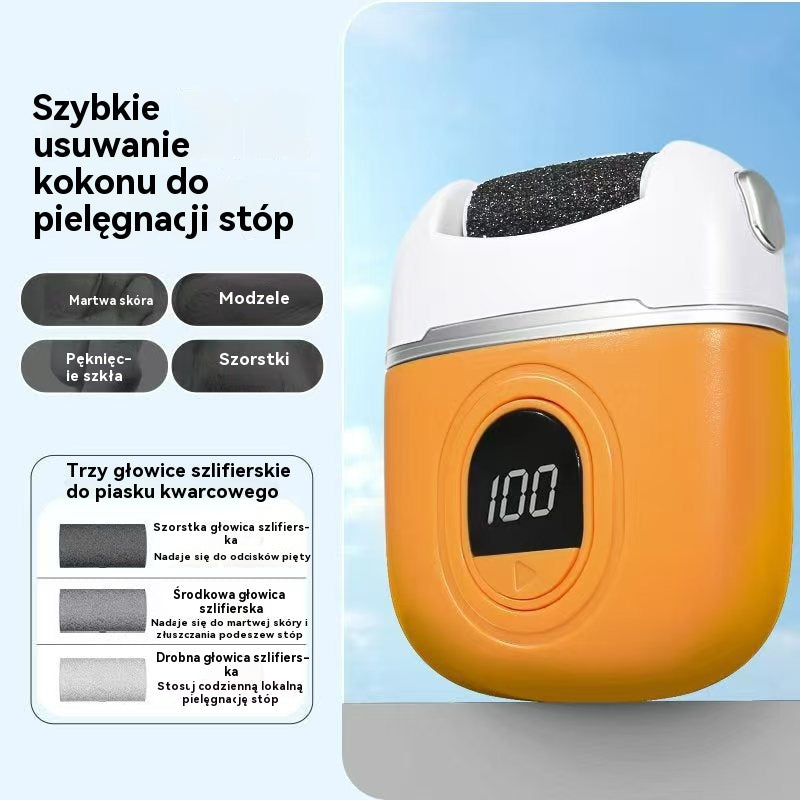 ✨🦶🛁 Nowa elektryczna szlifierka do stóp, usuwanie martwego naskórka, elektryczna szlifierka do stóp do pedicure