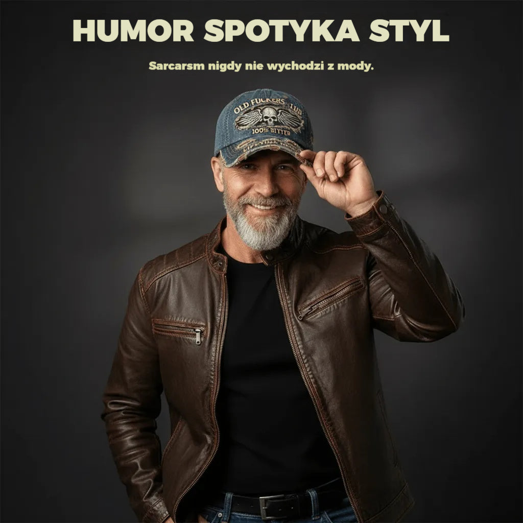 💥Druga rzecz za pół ceny 🧢 Klub Starych Chłopów – Czapka retro