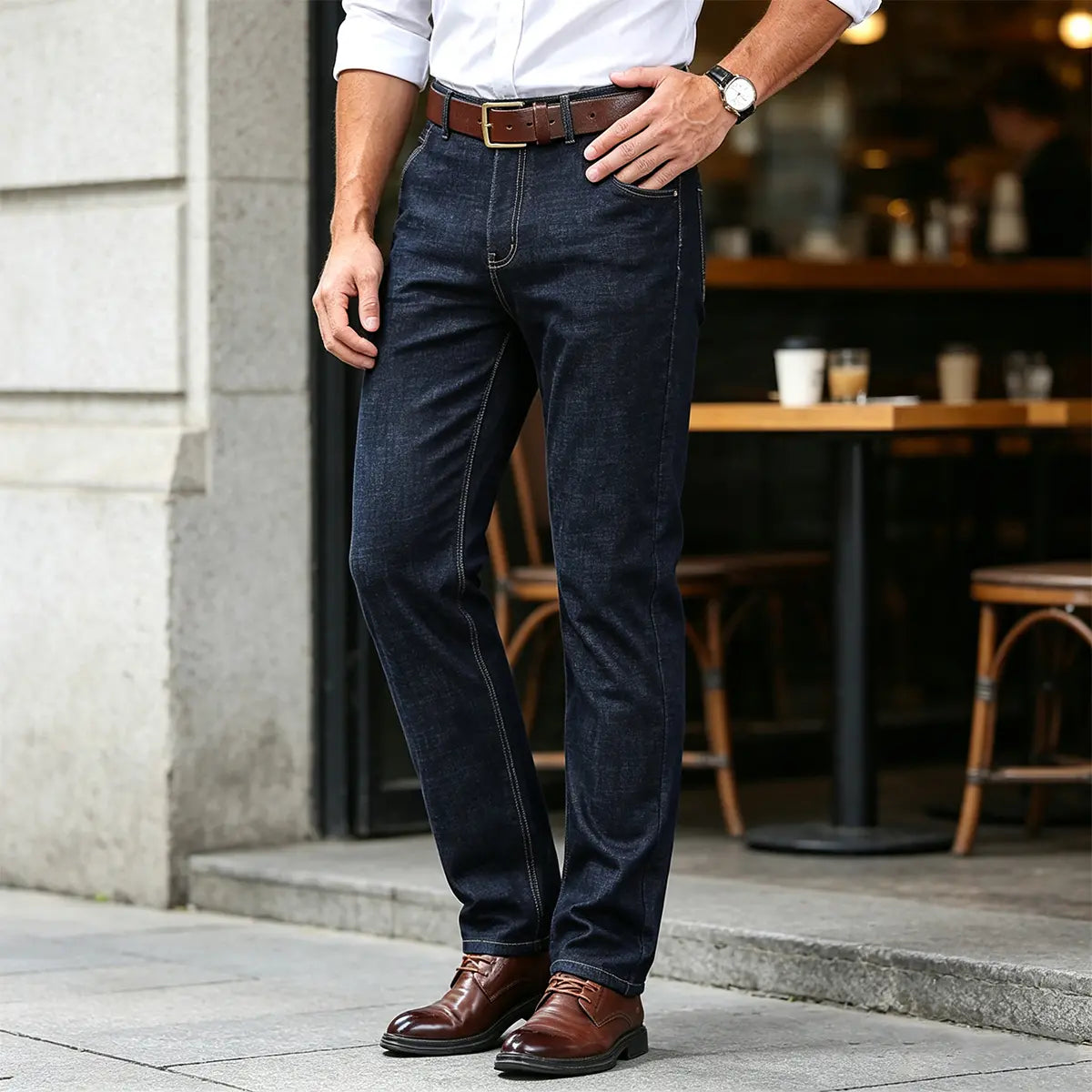 👖👖2026 Enostavne, casual in univerzalne moške kavbojke velikih številk👍