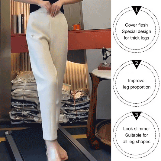 💘【M-4XL】Pantaloni harem cu talie înaltă