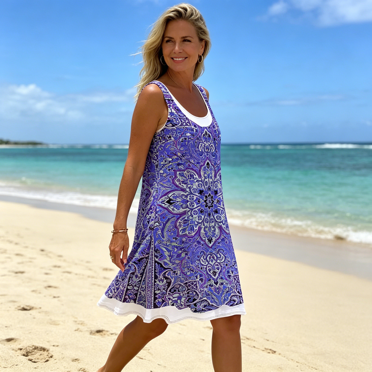 👗【50% zniżki】💖【S-5XL】Nowa sukienka damska na co dzień z 2026 r., z nadrukiem, idealna na różne okazje.