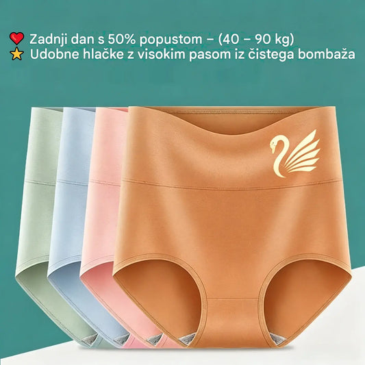 💖Zadnji dan 50% popusta - Visokokakovosten bombažni steznik za zadnjico z visokim pasom✨️ （40-90 kg）