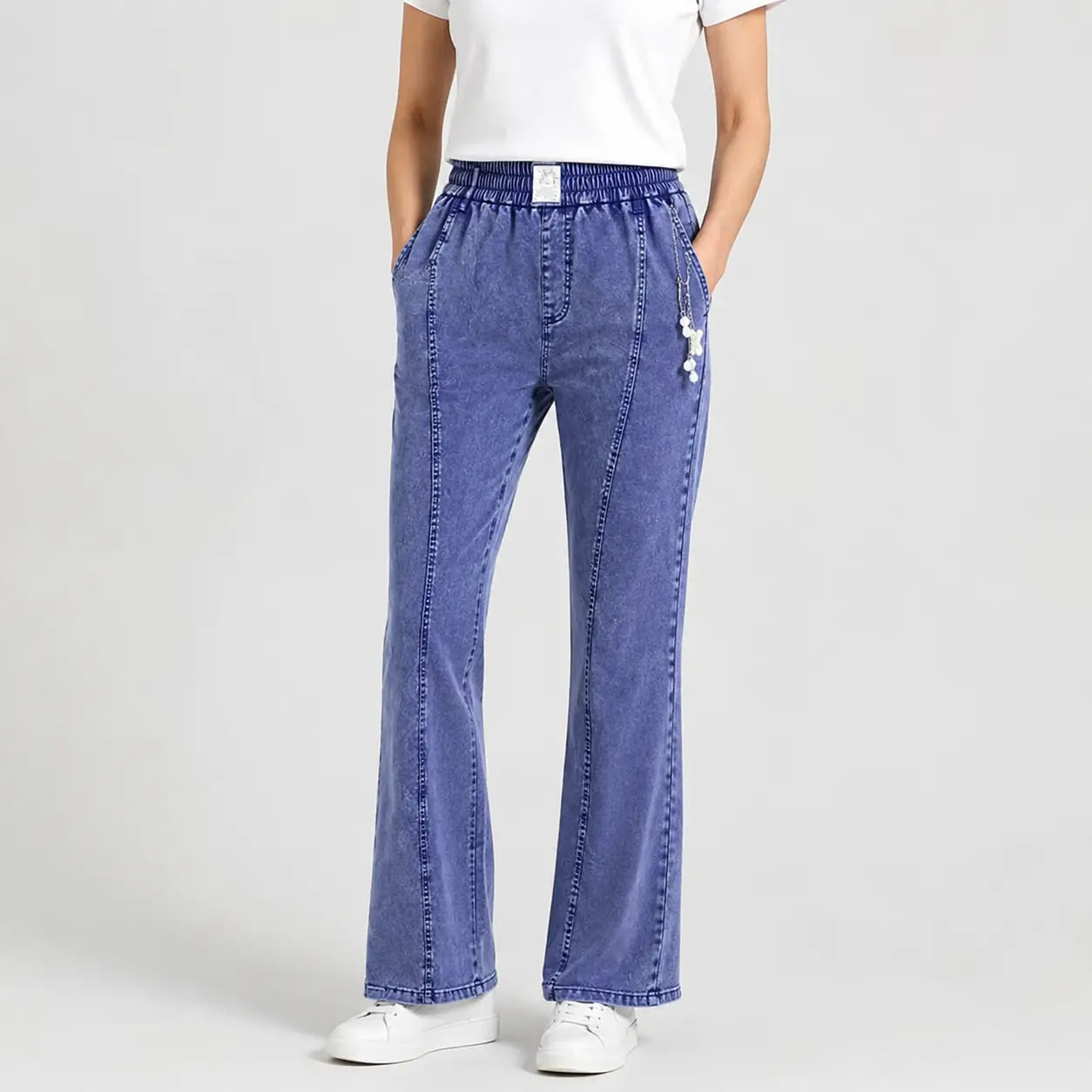 🔥【M-4XL】👖👖Jesenske nove ženske kavbojke z visokim pasom, raztegljive, za leto 2026