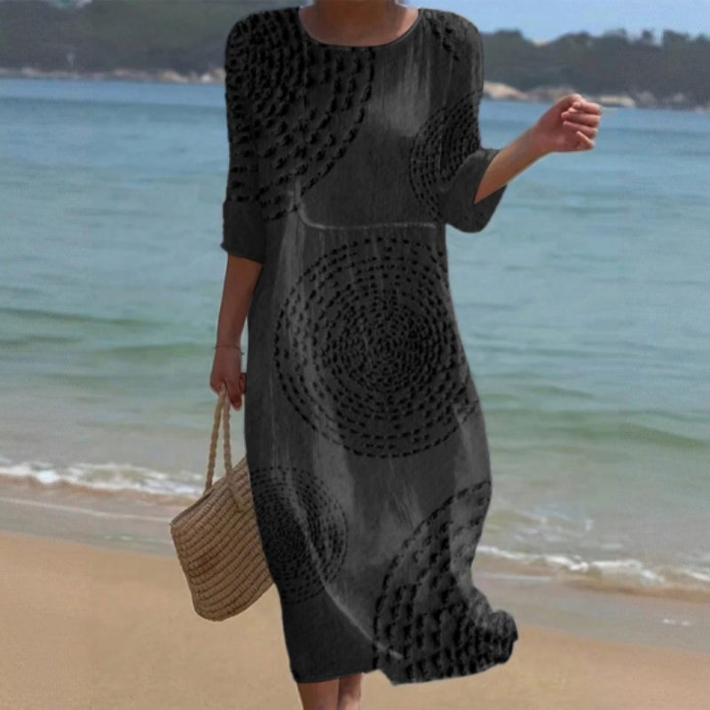 👗 50 % zniżki ostatniego dnia! 【S-5XL】Elegancka letnia sukienka casual - przewiewna, wygodna, wszechstronna i wyszczuplająca.