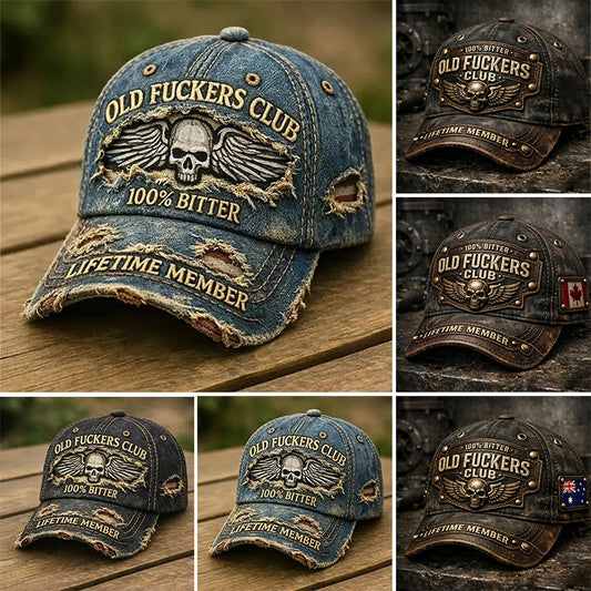 💥Druga rzecz za pół ceny 🧢 Klub Starych Chłopów – Czapka retro
