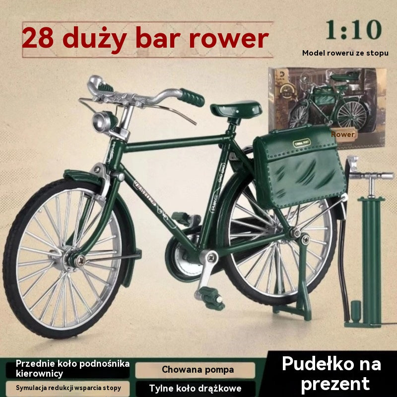 🧩🚲️ Symulacyjna zabawka do samodzielnego montażu roweru ze stopu