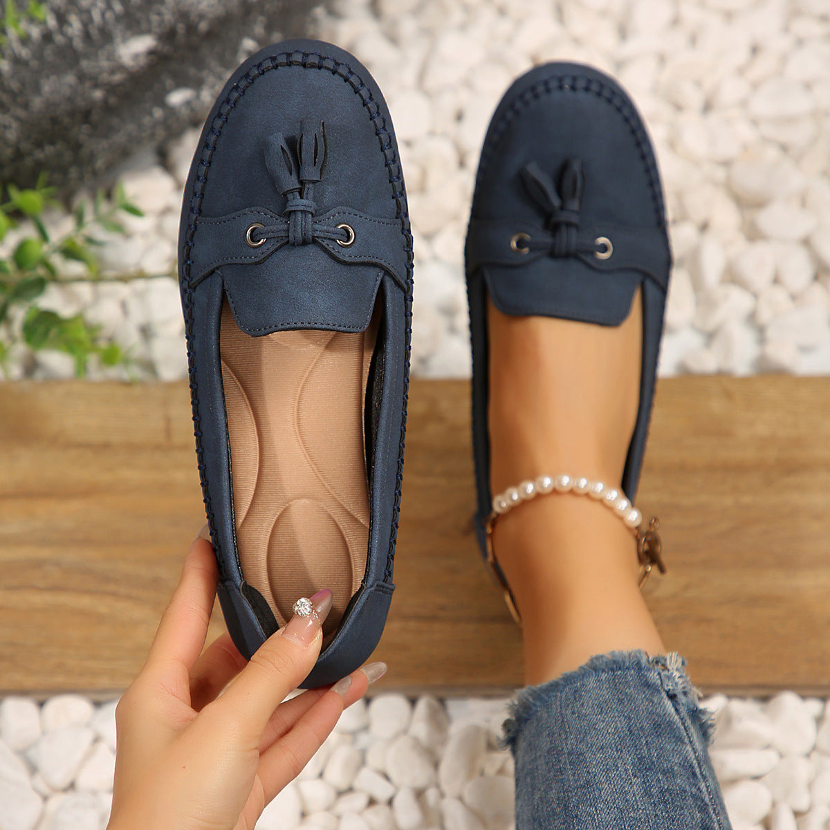 ✨50% zniżki✨【36-43】 Damskie buty ortopedyczne, wykonane z naturalnej skóry, lekkie, antypoślizgowe, oddychające i wygodne.