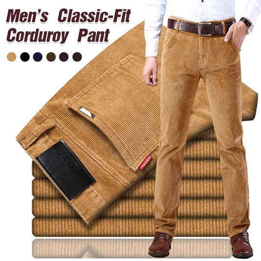 🏆 Bestseller 【-42% zniżki 🔥🔥】Męskie spodnie sztruksowe o klasycznym kroju