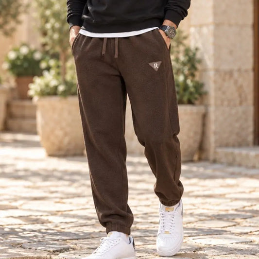 🔥【M-5XL】👖Nové zimní kalhoty pro muže, navíc sametové a silné manšestrové, teplé a ležérní pánské kalhoty